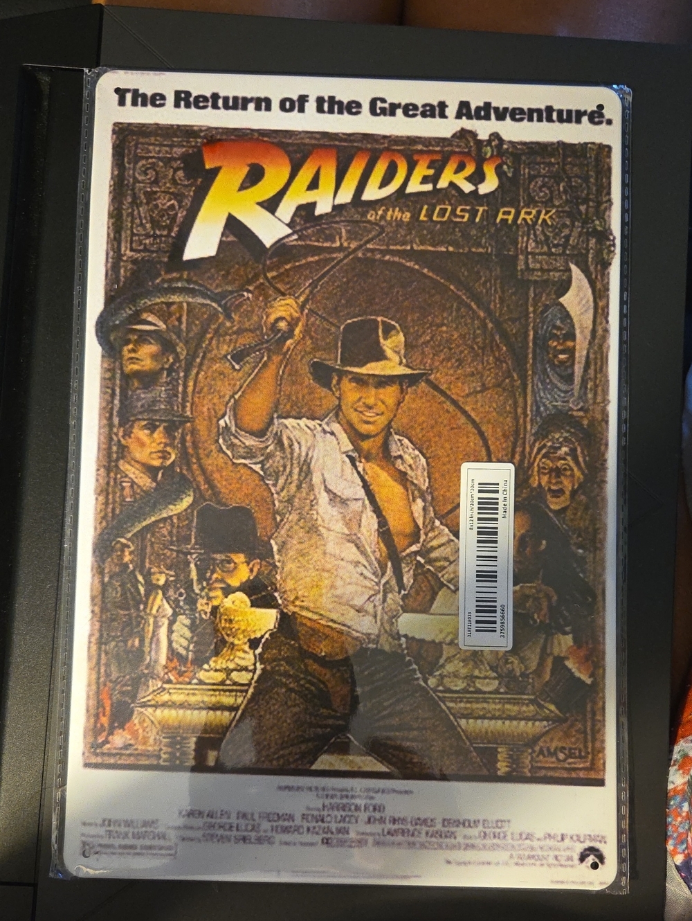 Raiders of the Lost Ark Decorative Wall Art - Brown/Gold